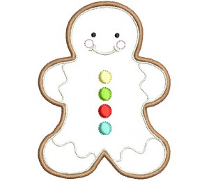 Stickmuster  - Gingerbread Christmas Lebkuchenmann